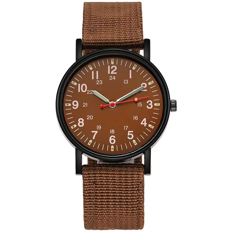 Luminous Men Sport Military Watch Shock Resistant Wristwatches Simple Nylon Band Male Army Wrist Watch Quartz Relogio Masculino